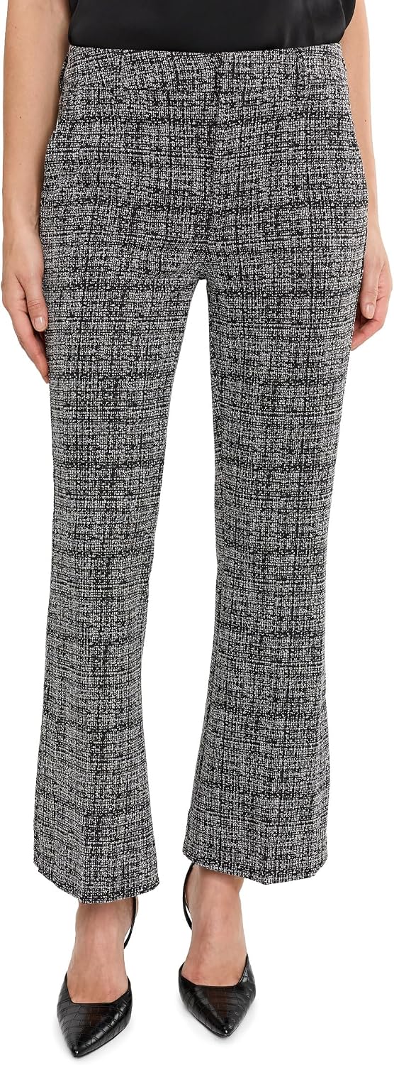 Liverpool Los Angeles Mid-Rise Ankle Flare Trousers w/Slit Hem