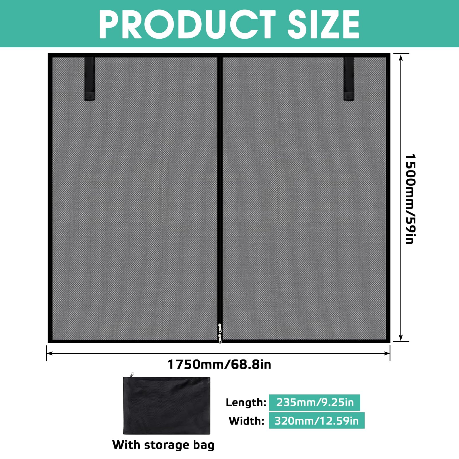 Schermo del portellone posteriore dell'auto - Nero - L Black | Leroy Merlin