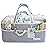 Lily Miles Baby Diaper Caddy Organizer - Large Tote Bag for Newborn essentials Boy or Girl - Baby Shower Basket - Nursery Must Haves - Registry Favorites - Newborn Caddie Car Organizer