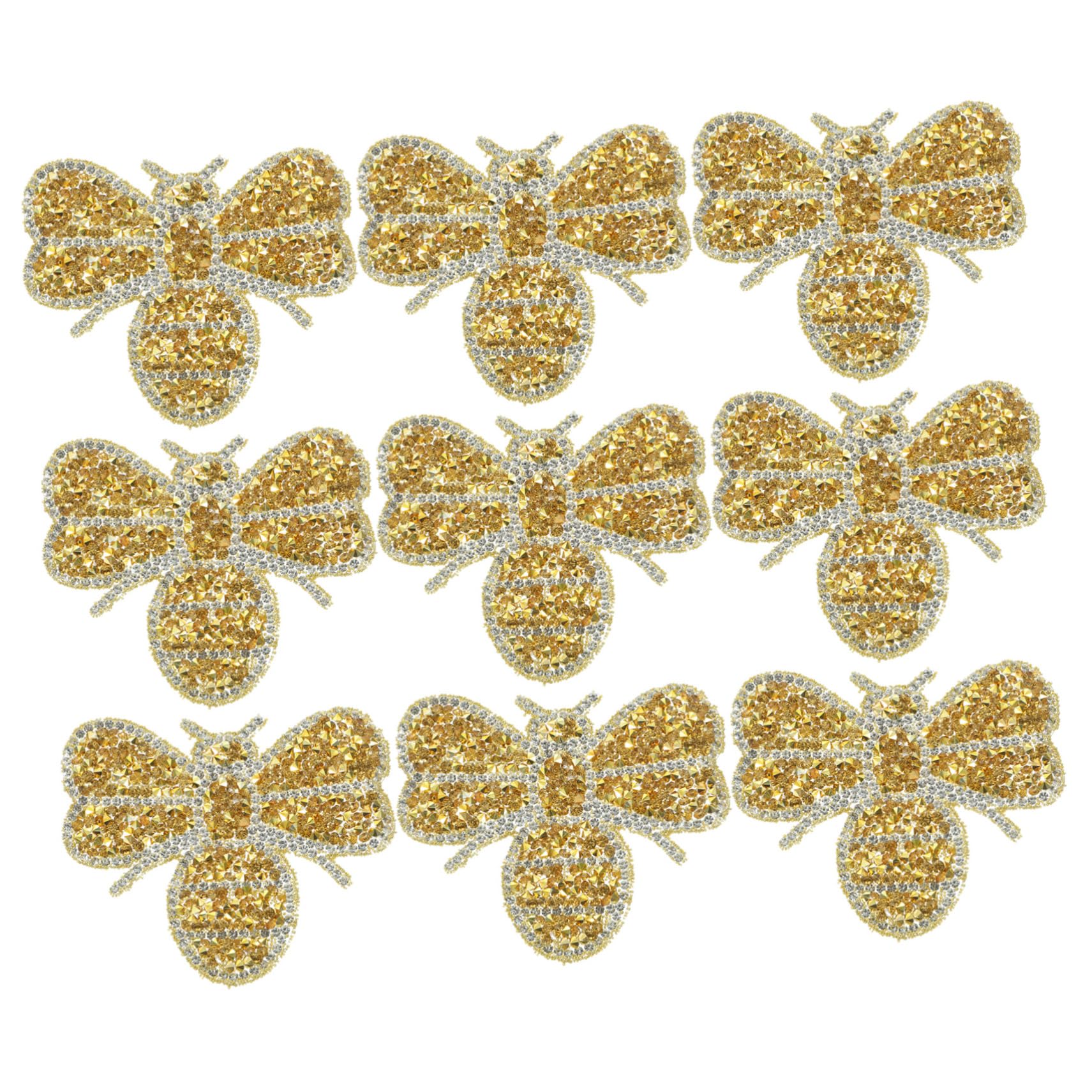 SHINEOFI 40pezzi Toppe Decorative Per Abbigliamento Patch Resistenti Per Cappelli Adatte Per Jeans Borse e Magliette Design Ape
