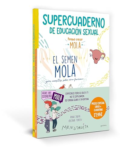Pack Aprende con Menstruita (El semen mola + Supercuaderno de educación sexual): Explícales todo lo que a ti no te explicaron de forma clara y divertida