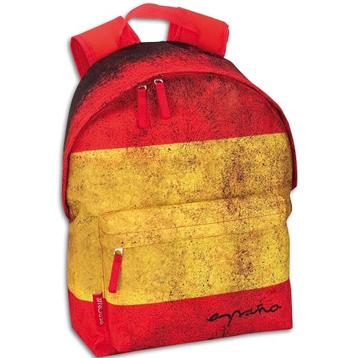 Montichelvo - Mochila Con Diseño Bandera España, 40 X 28 Cm (21002)