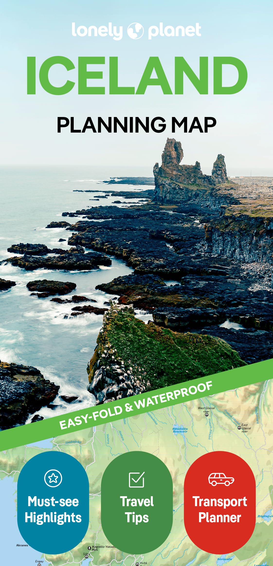 Lonely Planet Iceland Planning Map by  Lonely Planet - 9781806533305