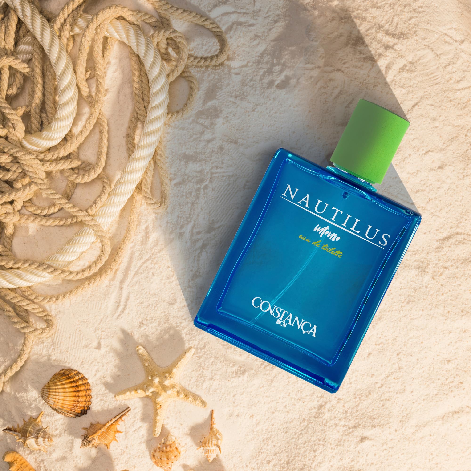 NAUTILUS INTENSE Colonia Hombre 100 ml Eau de Toilette Natural Spray con Notas Marinas Frescas Presentación Elegante en Caja de Madera Artesanal