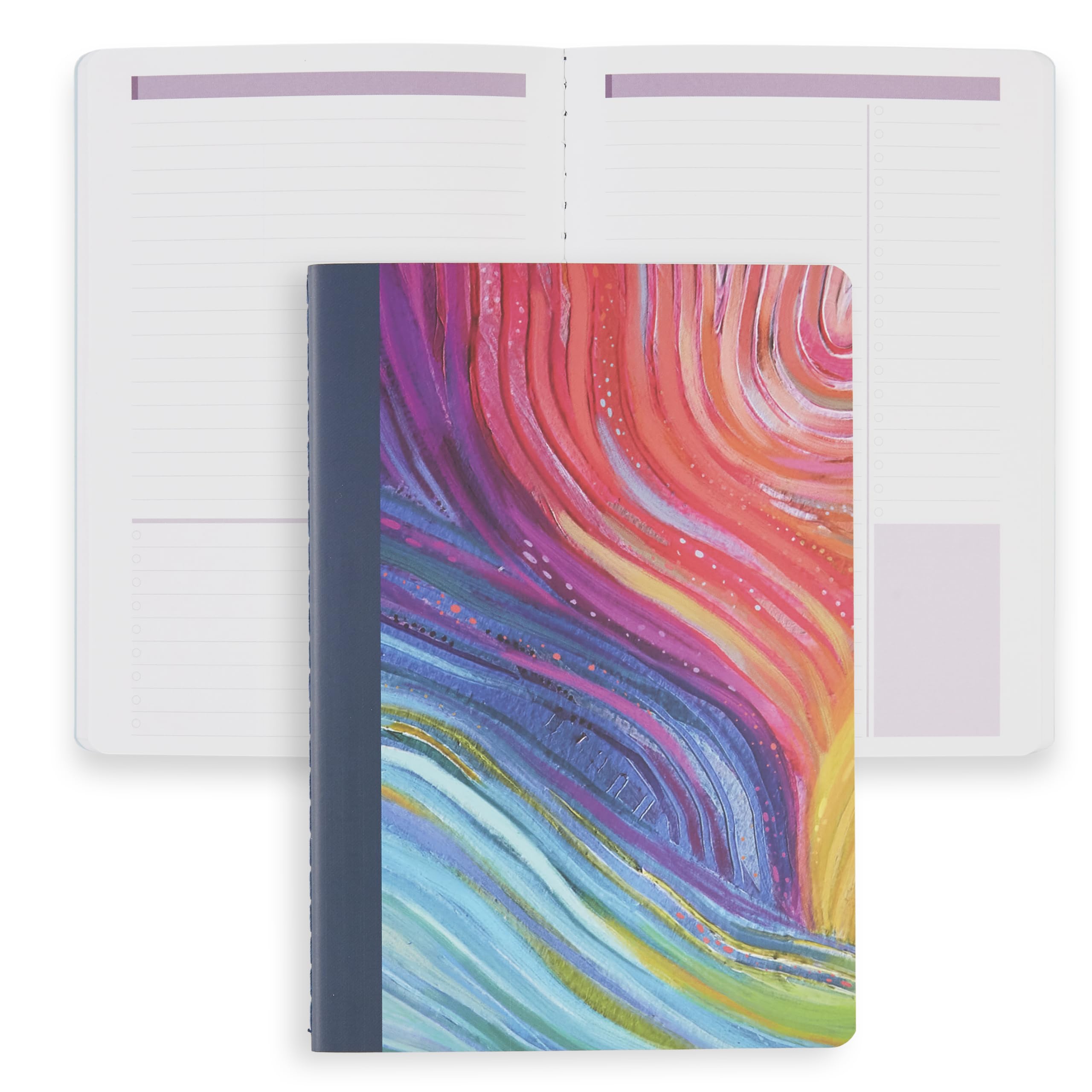 Productivity Petite Journal, Evolve Design, Compact Lined Notebook for List-Making, Note-Taking, To-Do Lists, Writing and Organization, Portable Softcover Journal, Evolve