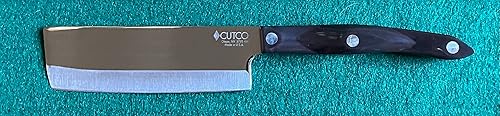 Miniatura 3 de Cutco Cuchillo Nakiri: este es el cuchillo para la preparación de verduras. Diseñado para cortar y cortar frutas y verduras limpias