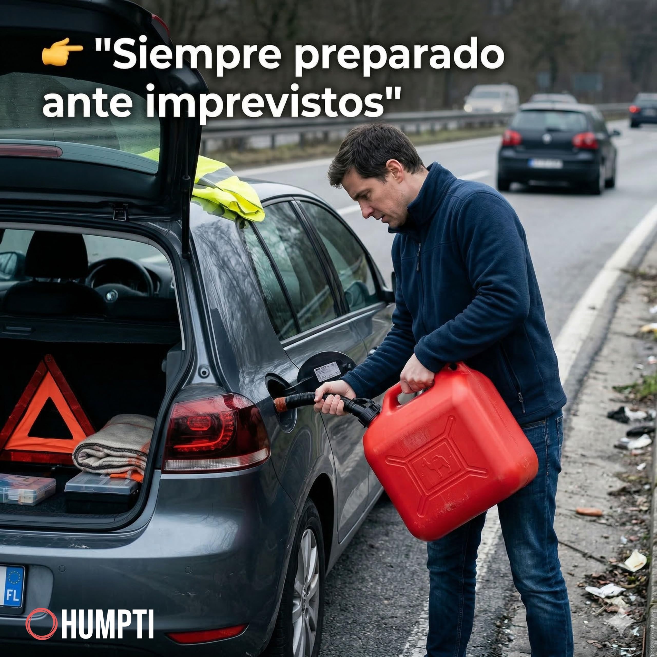 Garrafa Gasolina 20L Homologada Pack de 6 - Bidón Combustible Plástico con Visor de Nivel - Bidones para Gasolina y Gasoil Homologados 120 Litros - Rojo