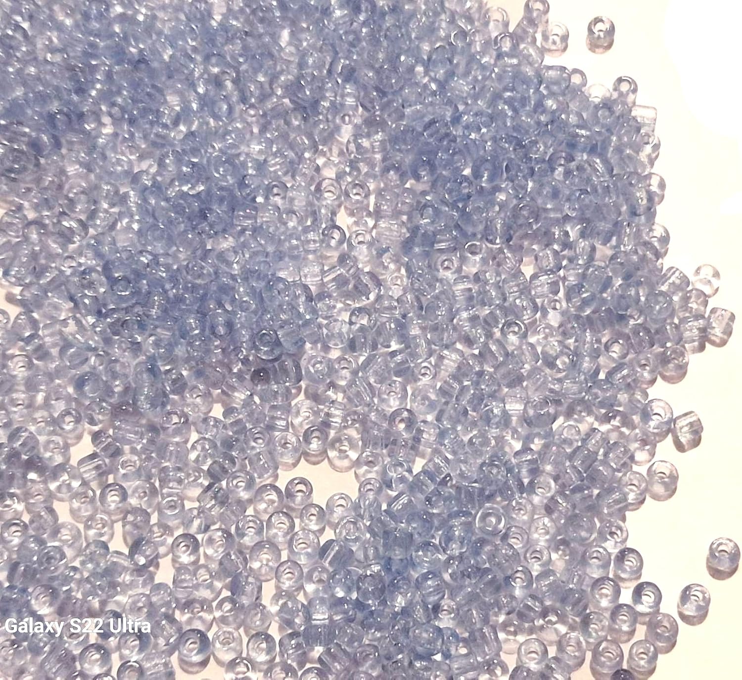 Perlin Glass Seed Beads 2mm 11/0 Round Mini Small Pony Beads 6500pcs for Making Earrings Bracelets Pendants Waist Jewelry DIY Handmade Transparent Color Kit (Light Blue) - Image 2