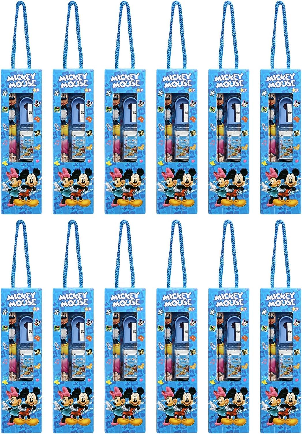 Prezzie Villa Different Cartoon Design Stationery Gift Pack for Kids Birthday Return Gifts Theme Party (Pack of 12) (Mickey Mouse) (B0CD3XZ5QP) Amazon Price History, Amazon Price Tracker