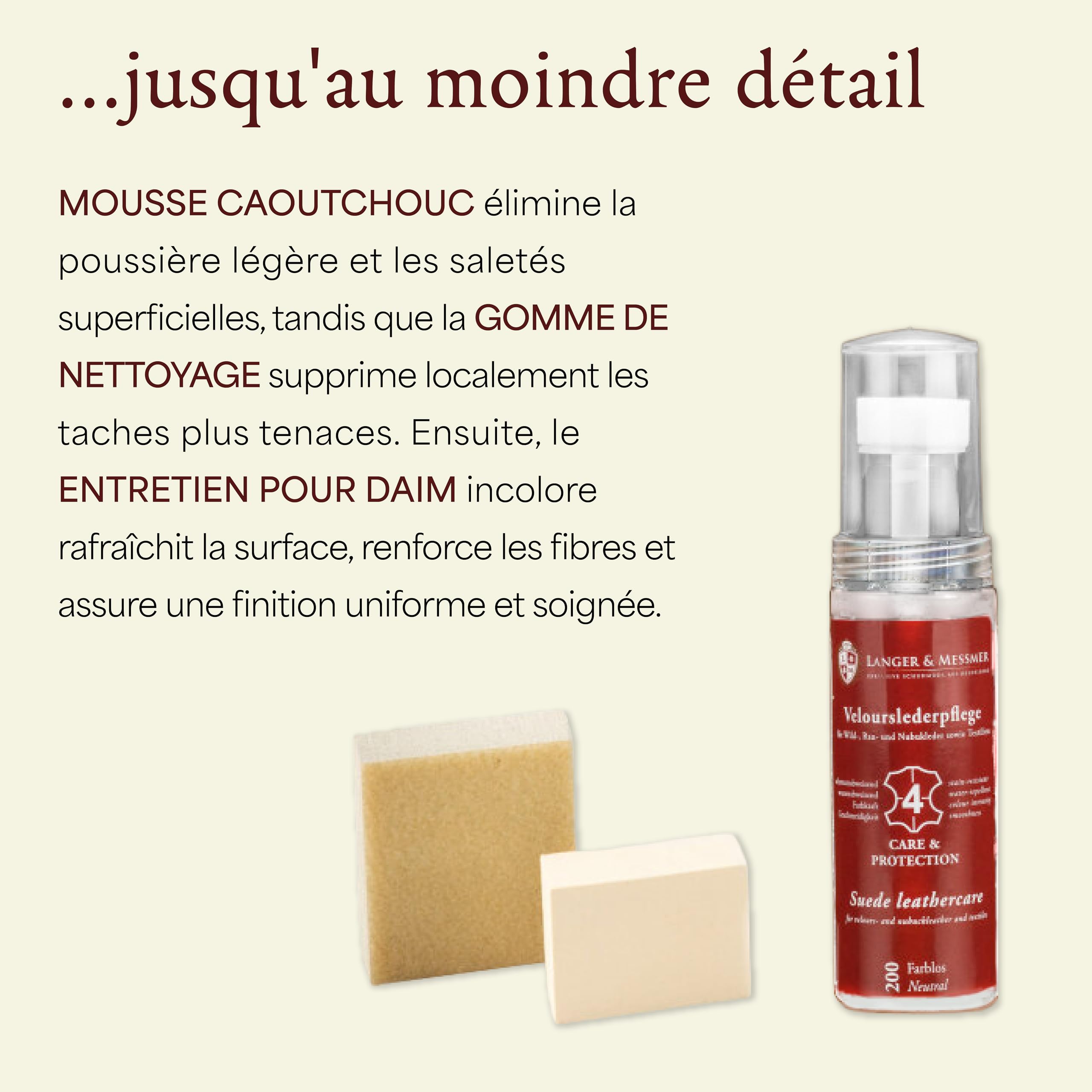 Langer & Messmer boîte à cirage de chaussures de qualité supérieure sans contenu ou avec kit d'entretien en plusieurs parties – Boîte à cirage en bois avec crèmes d'entretien pour cuir modèle Mannheim