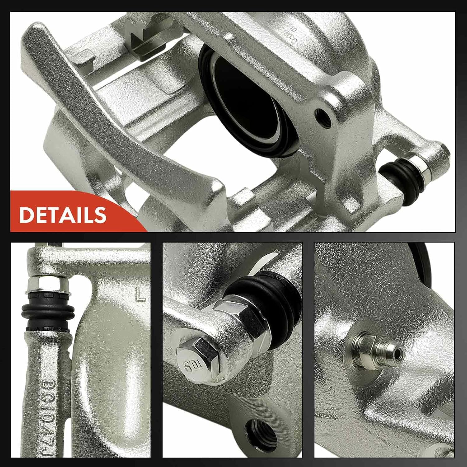 A-Premium Disc Brake Caliper Assembly with Bracket Compatible with Mercedes-Benz Vehicles - CLA250 2014-2019, GLA250 2015-2020, B250 2013-2019 - Front Left Driver Side