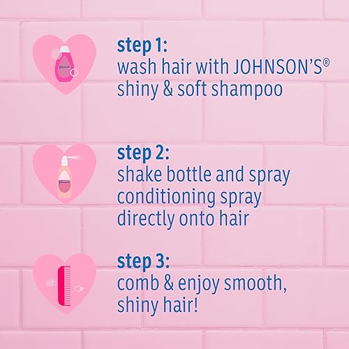 Miniatura 6 de Johnson's Baby Shiny Soft TearFree - Champú para niños con aceite de argán, proteínas de seda, fórmula sin parabenos, sulfato y colorantes,