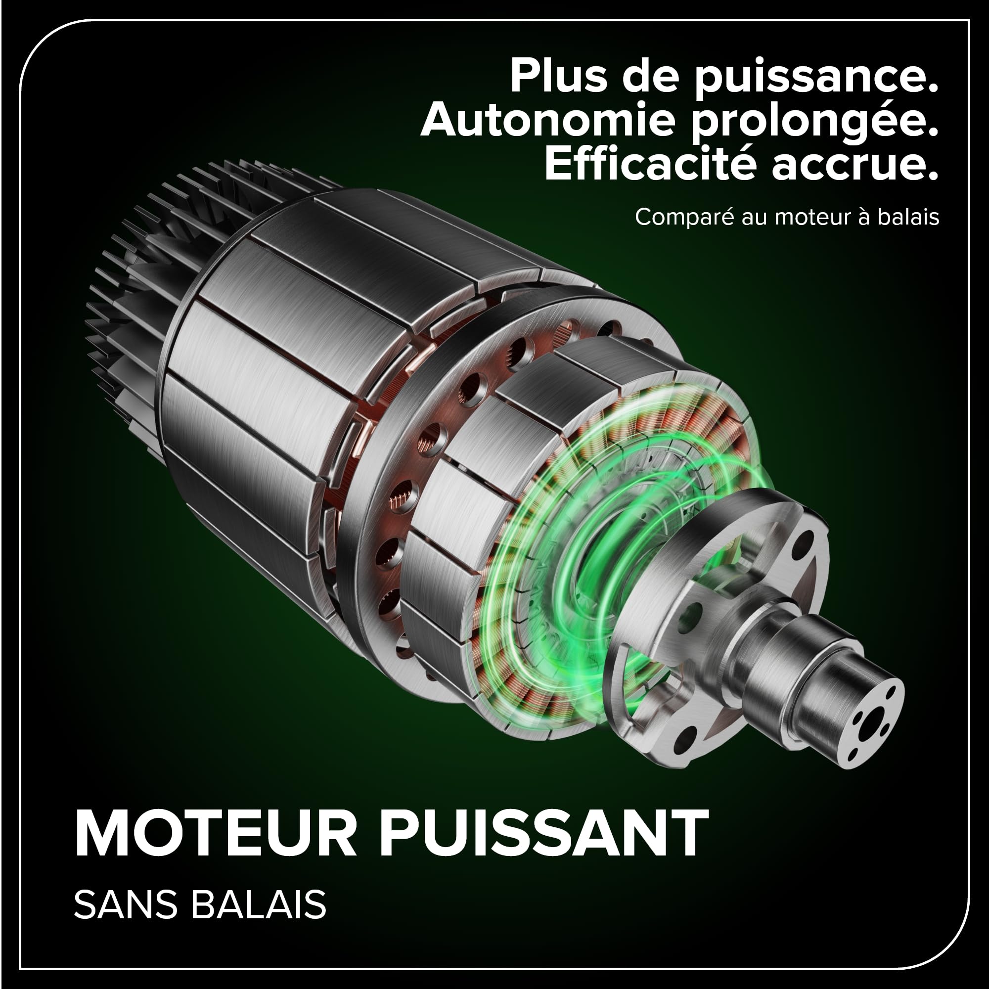 Greenworks 48V (24V x 2) Tondeuse Gazon sans Fil avec Moteur sans Brosse, Largeur de Coupe 35 cm, Sac de 40L,Tondeuse Electrique Gazon Inclus Batterie 24V 4Ah et Chargeur, Garantie 3 Ans-MO48L421-01