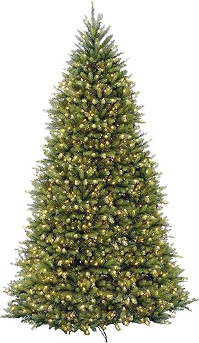 National Tree Company Dunhill - Árbol de abeto con 450 luces transparentes 45 pies