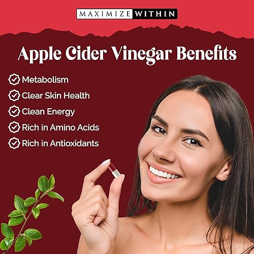 Miniatura 3 de Maximum Slim Vinagre de sidra de manzana, 60 ct