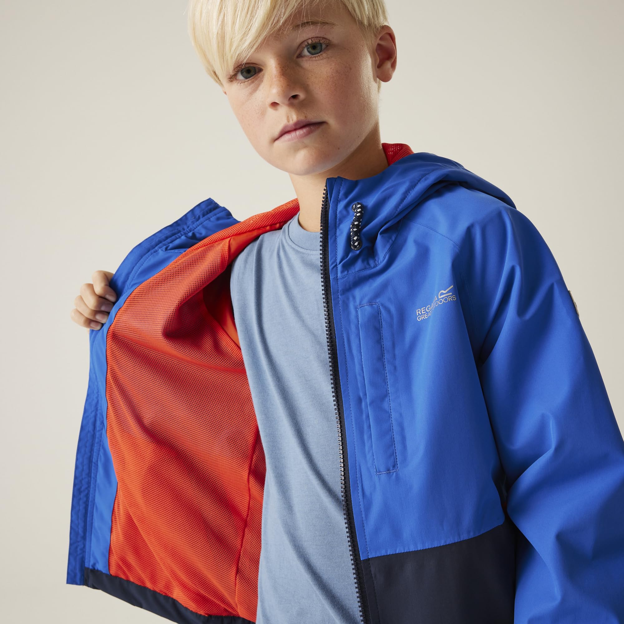 Regatta Kids Hanleigh Ii Jackets Waterproof Shell Chubasquero Unisex niños (Pack de 1)
