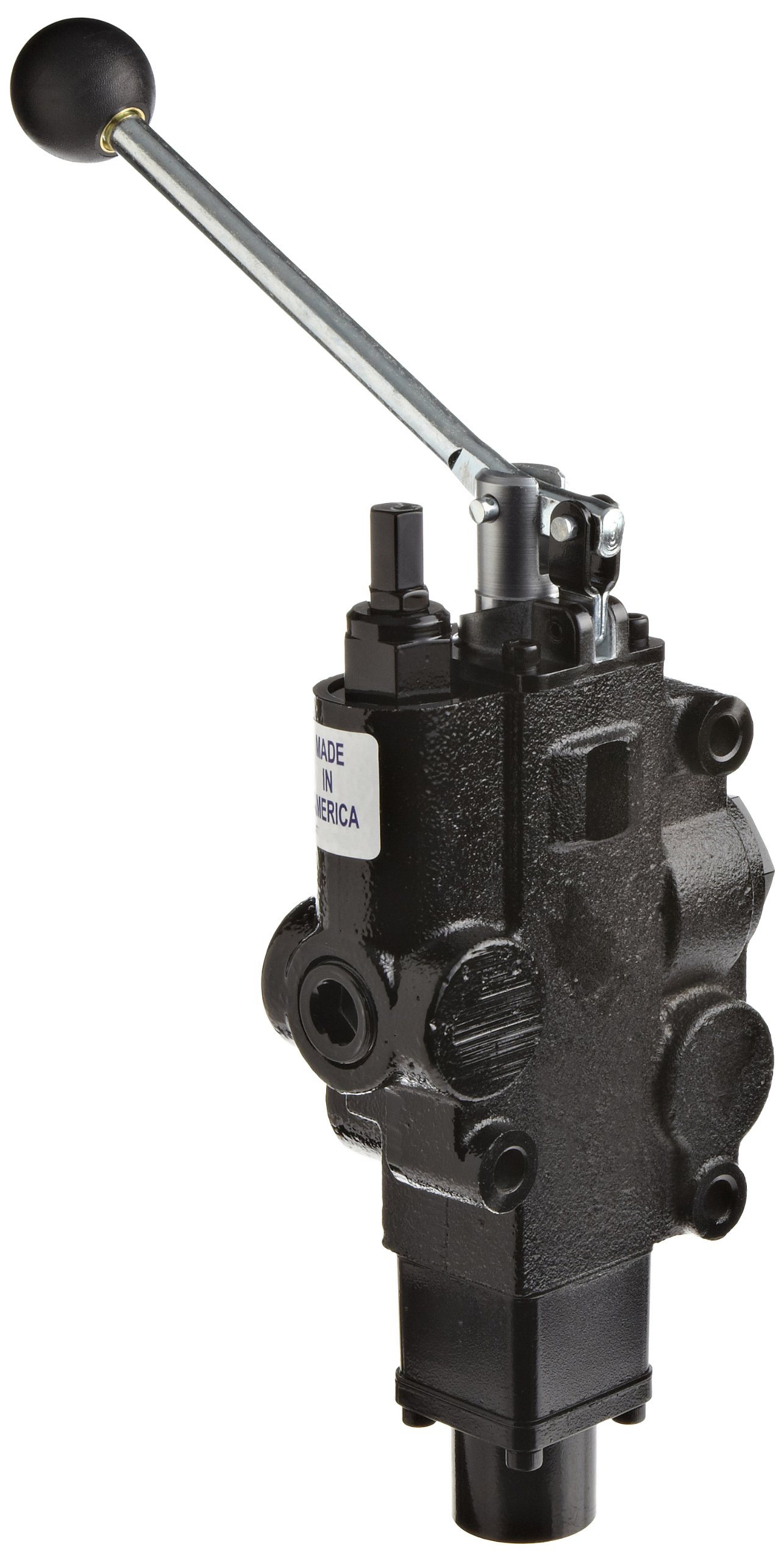 Prince RD512GG5A4B1 Directional Control Valve, Monoblock, Cast Iron, 1 Spool, 4 Ways, 4 Positions, Tandem, Spring Center, Detent In for Float Position, Lever Handle, 3000 psi, 30 gpm, In/Out: 3/4