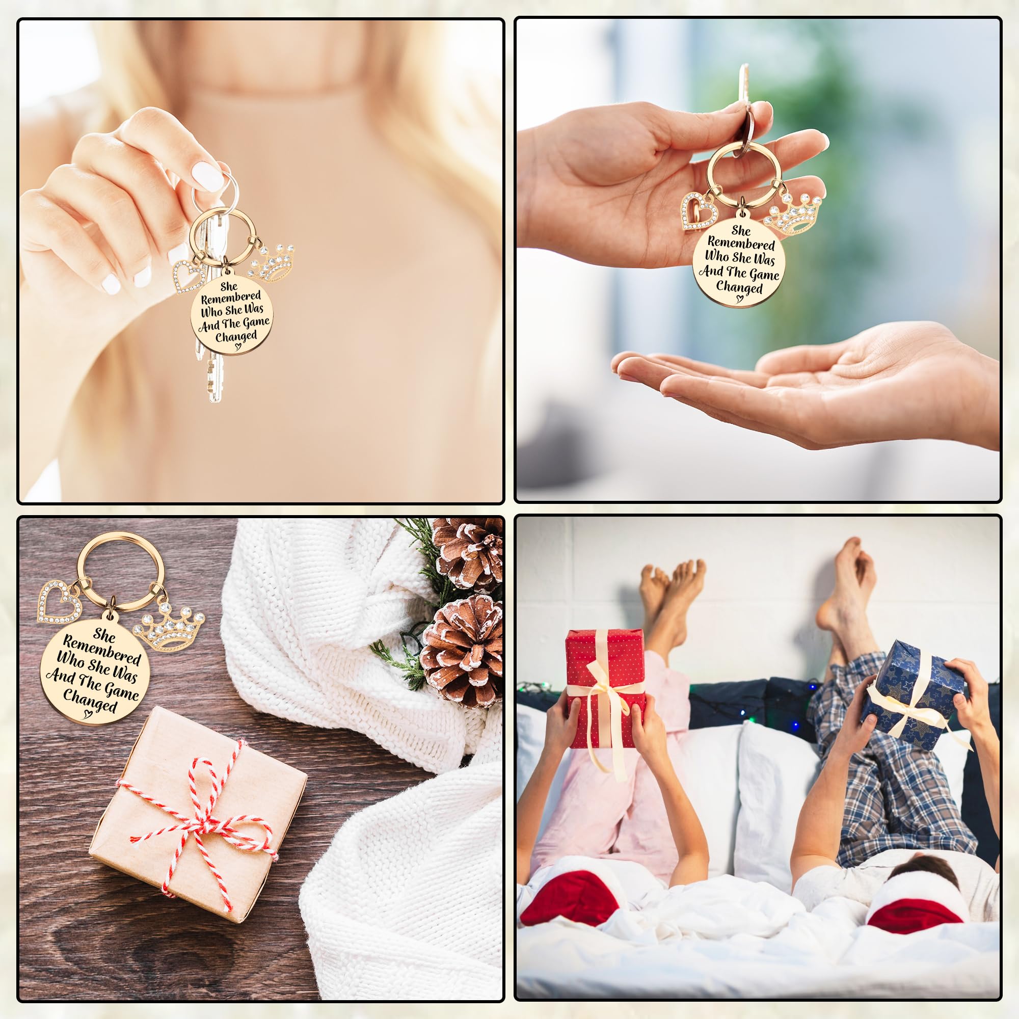 Funny Keychain Divorce Gifts for Women - Breakup Gift Inspirational Keychains, for Friends Birthday Key Chain