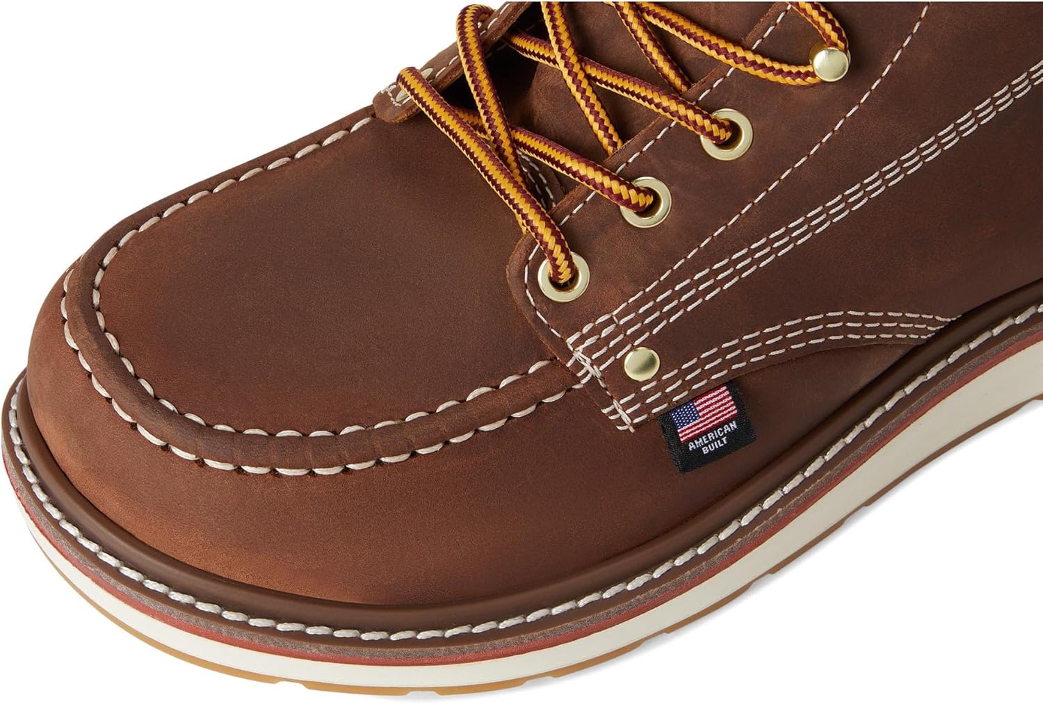 KEEN Utility Men's Liberty 6" Waterproof Boots (Carbon-Fiber Toe), Chestnut/Gum 8.5 Wide - Image 2