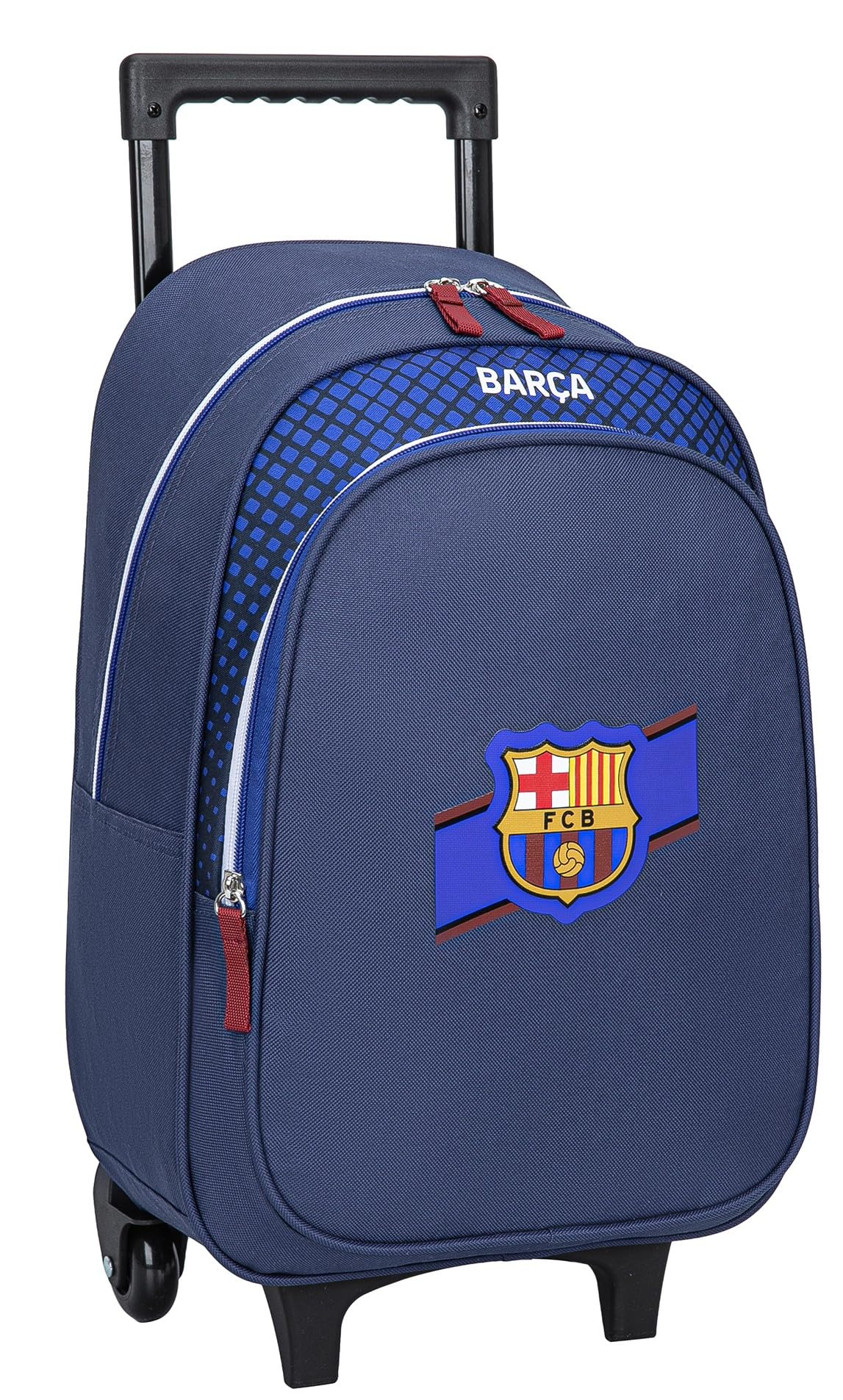 F.C. Barcelona Zaino Scuola con Ruote Barça - Collezione Ufficiale