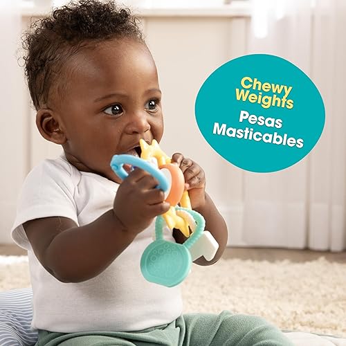 Miniatura 3 de BEBE FUERTE Strong & Sunny Clip On Stroller Toy by Robin Arzon - Juguetes de dentición para bebés de desarrollo - Juguetes de viaje para bebés -
