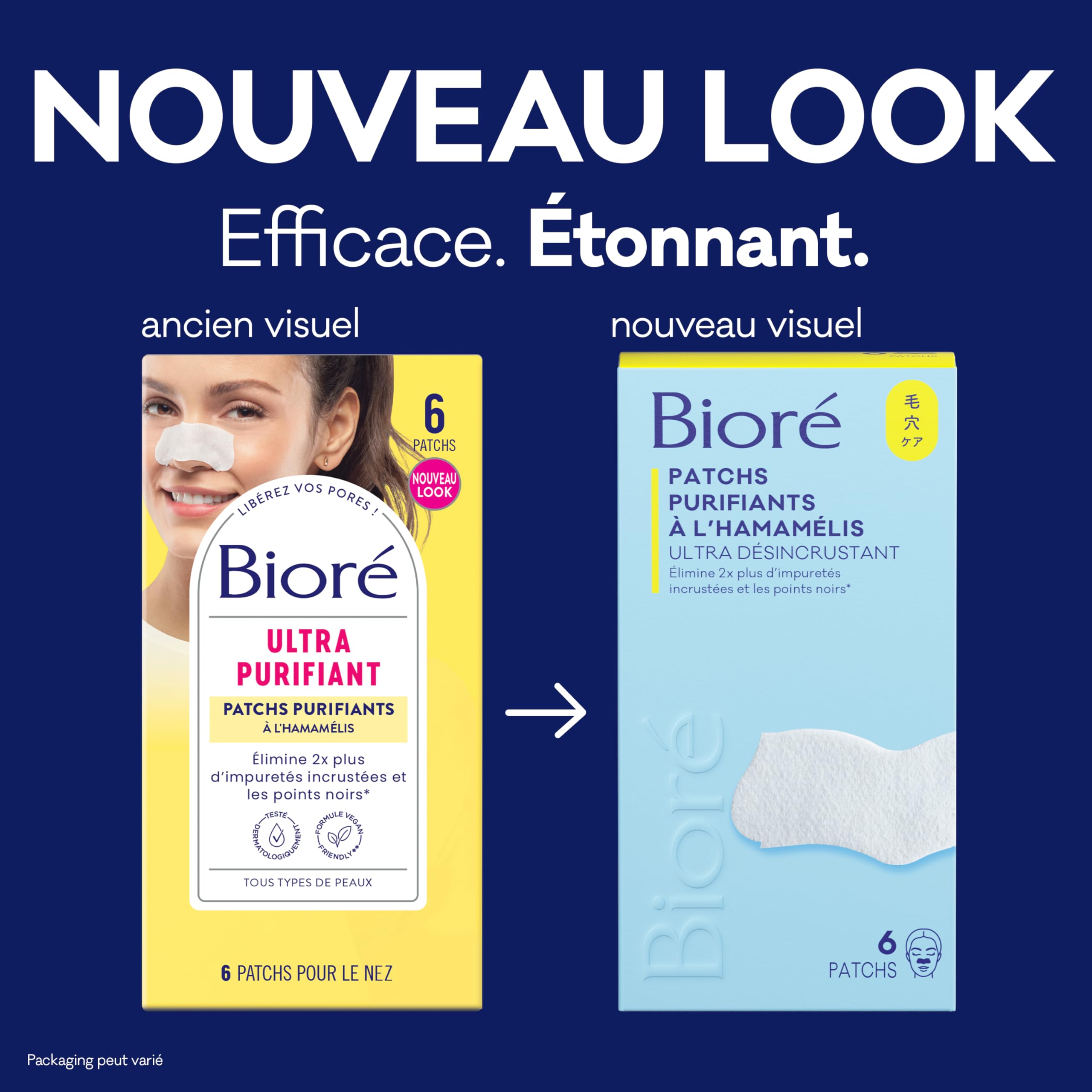 Biore Patchs Ultra Purifiants à l'Hamamélis