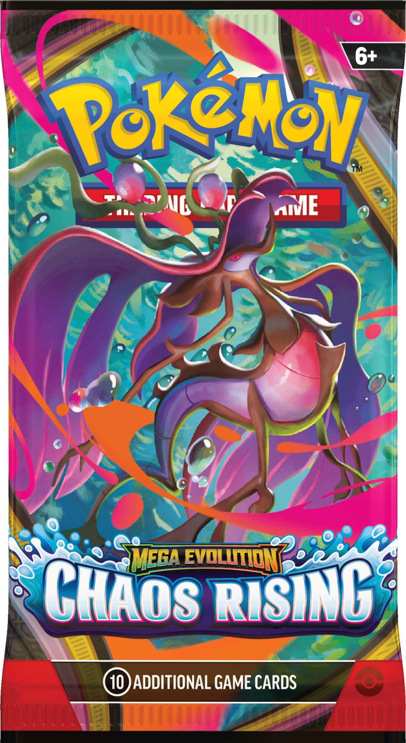 Pokémon TCG: Mega Evolution - Chaos Rising 1 x Pakiet Booster, Gra Karciana