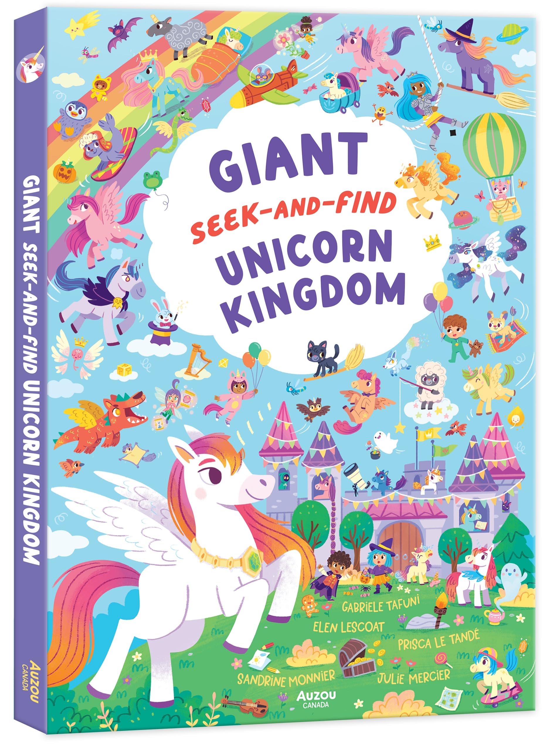 Giant Seek-and-Find Unicorn Kingdom: Julie Mercier, Prisca Le
