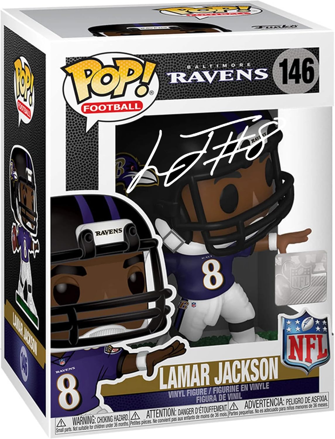 Lamar Jackson 146 Facsimile Signed Reprint Laser Autographed Funko POP