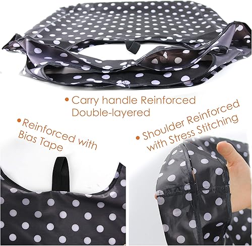 Vista 186 de BeeGreen Bolsas de compras reutilizables de animales, paquete de 10 unidades con bolsa de transporte con cremallera, tamaño XL, lavables a máquina