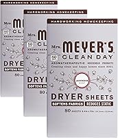 Vista 11 de MRS. MEYER'S CLEAN DAY - Hojas para secadora, suavizante de telas, reduce la estática, infundida con aceites esenciales, madera de abedul, 80