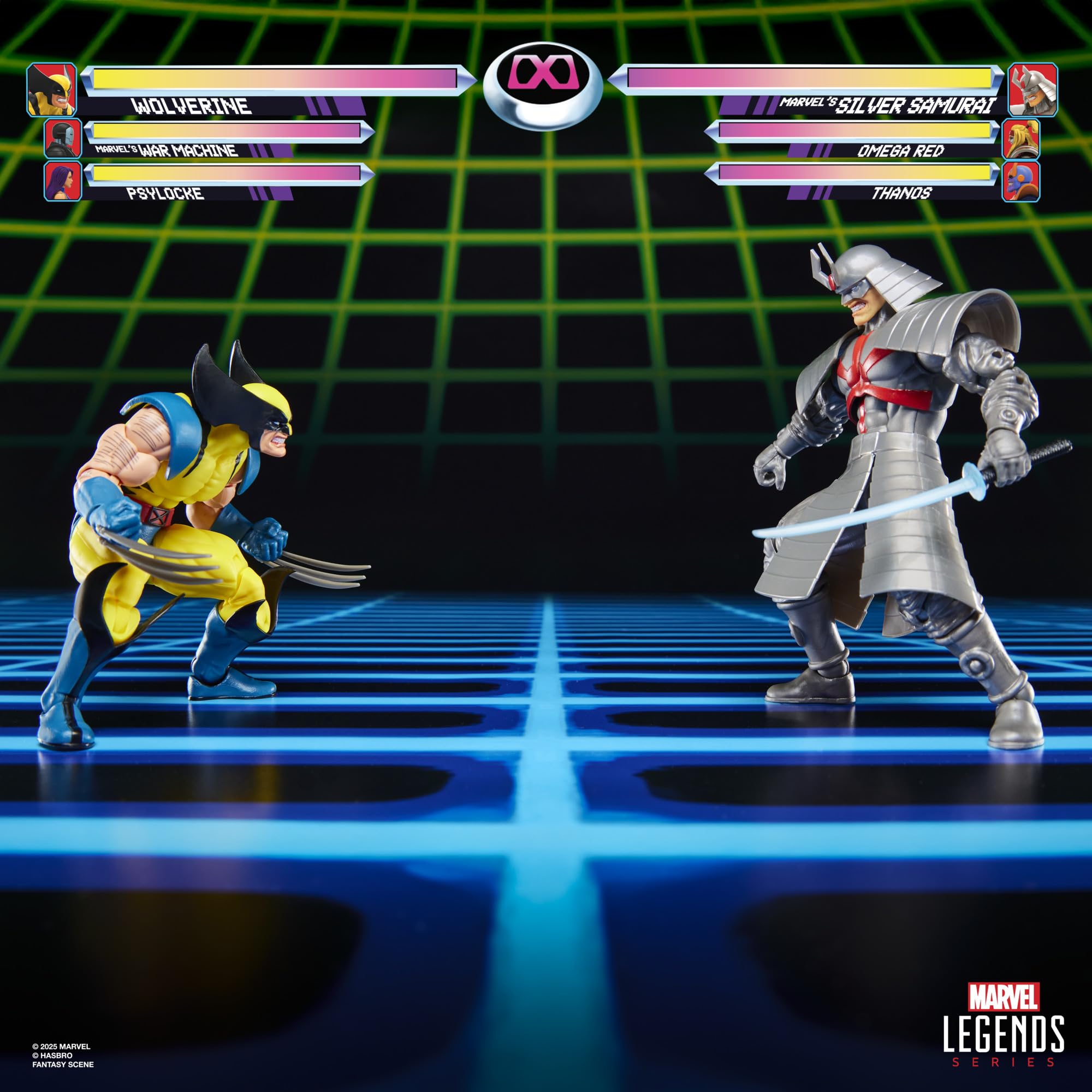 Marvel Legends Series Gamerverse, Lobezno vs. Marvel'S Silver Samurai, Figuras de acción coleccionables