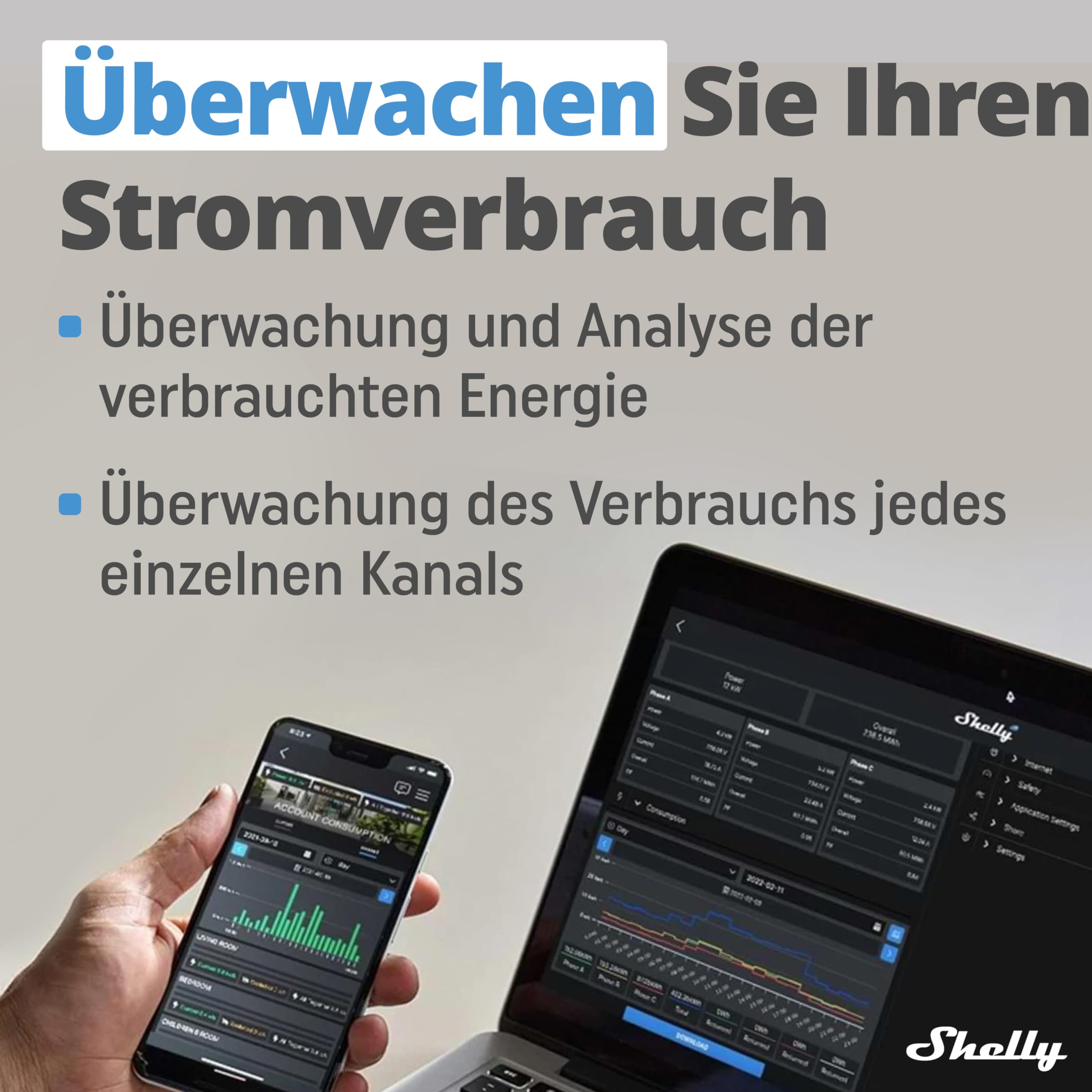 Shelly Plus 2PM | Wlan 2 Kanäle Smart Relais Schalter | Rolladenschalter mit Stromverbrauchsmessung | Hausautomation | Google Home Alexa Zubehör | iOS Android App (2 Pack)