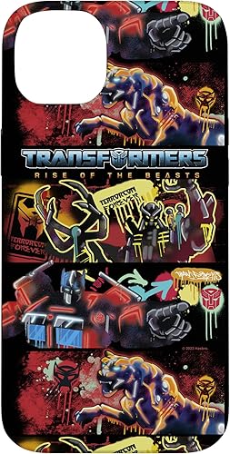 Vista 37 de Funda para iPhone 12/12 Pro Transformers: Rise of the Beasts Epic Graffiti Battle Panels