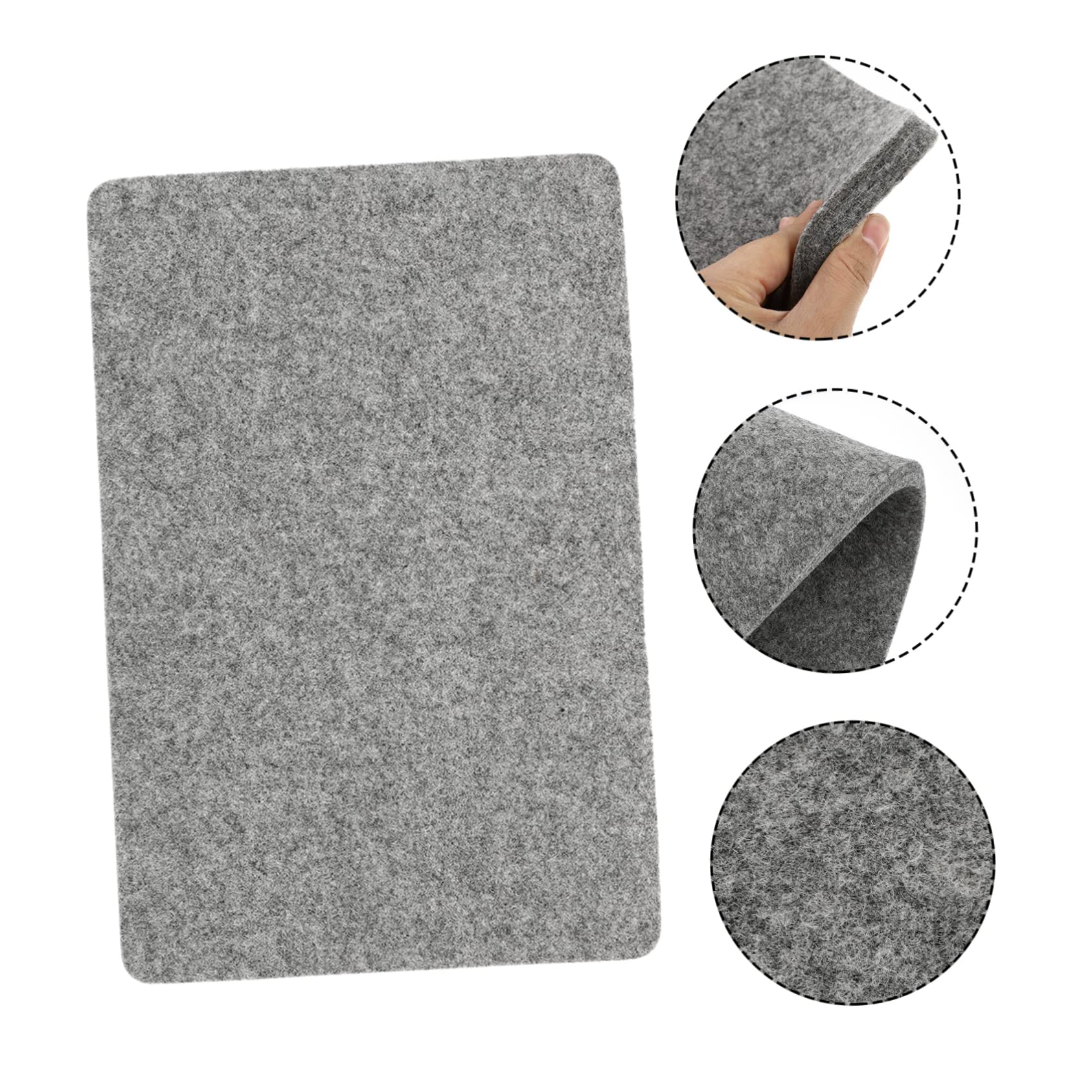 Tragbare Bügelmatte aus Wollfilz 12x18 Zoll gegen Glanz und Brandspuren | Wollfilz, Hitzebeständig und Leicht zu Verstauen, Bügelunterlage für Tisch, 12x18 Zoll Format