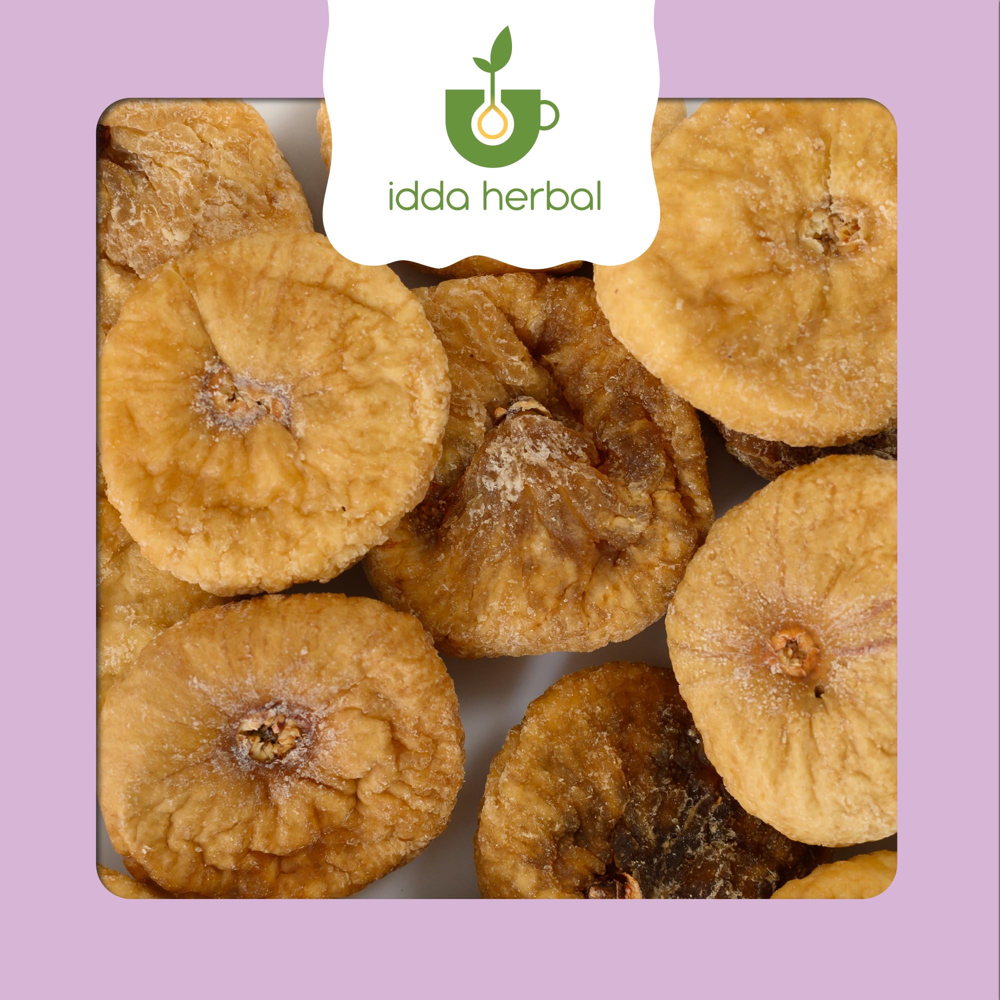Higos Secos Orgánicos (1kg), Higos Secos Enteros de Cultivo Orgánico, 100% Naturales y Puros, Snack de Fruta Listo para Comer, Vegano