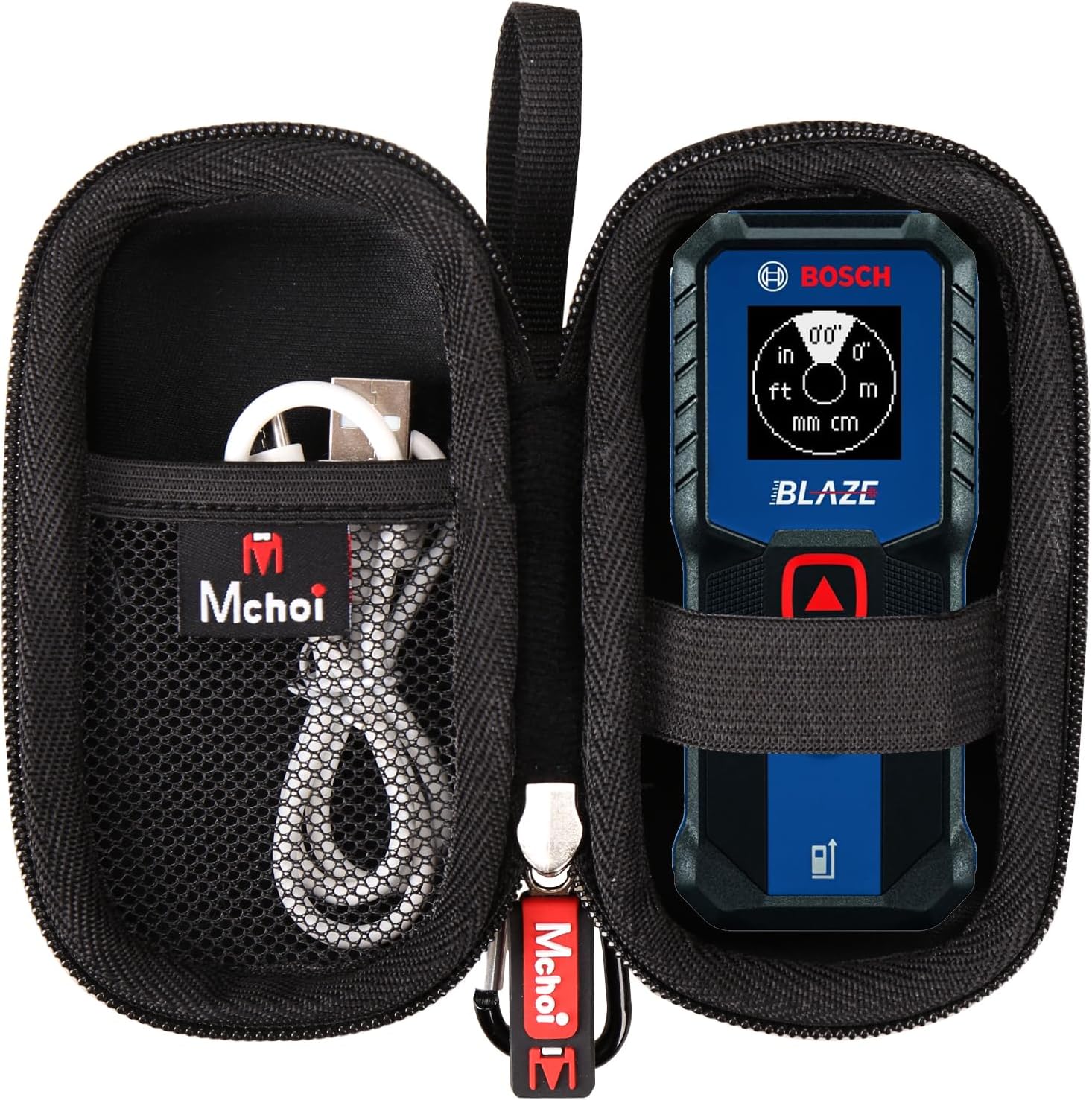 Hard Storage Case Suitable for Bosch Laser Measure GLM165-25G Green-Beam/GLM-27CGL 165’ Blaze /GLM20/GLM50/GLM100-23/GLM165-22 Blaze, Case Only
