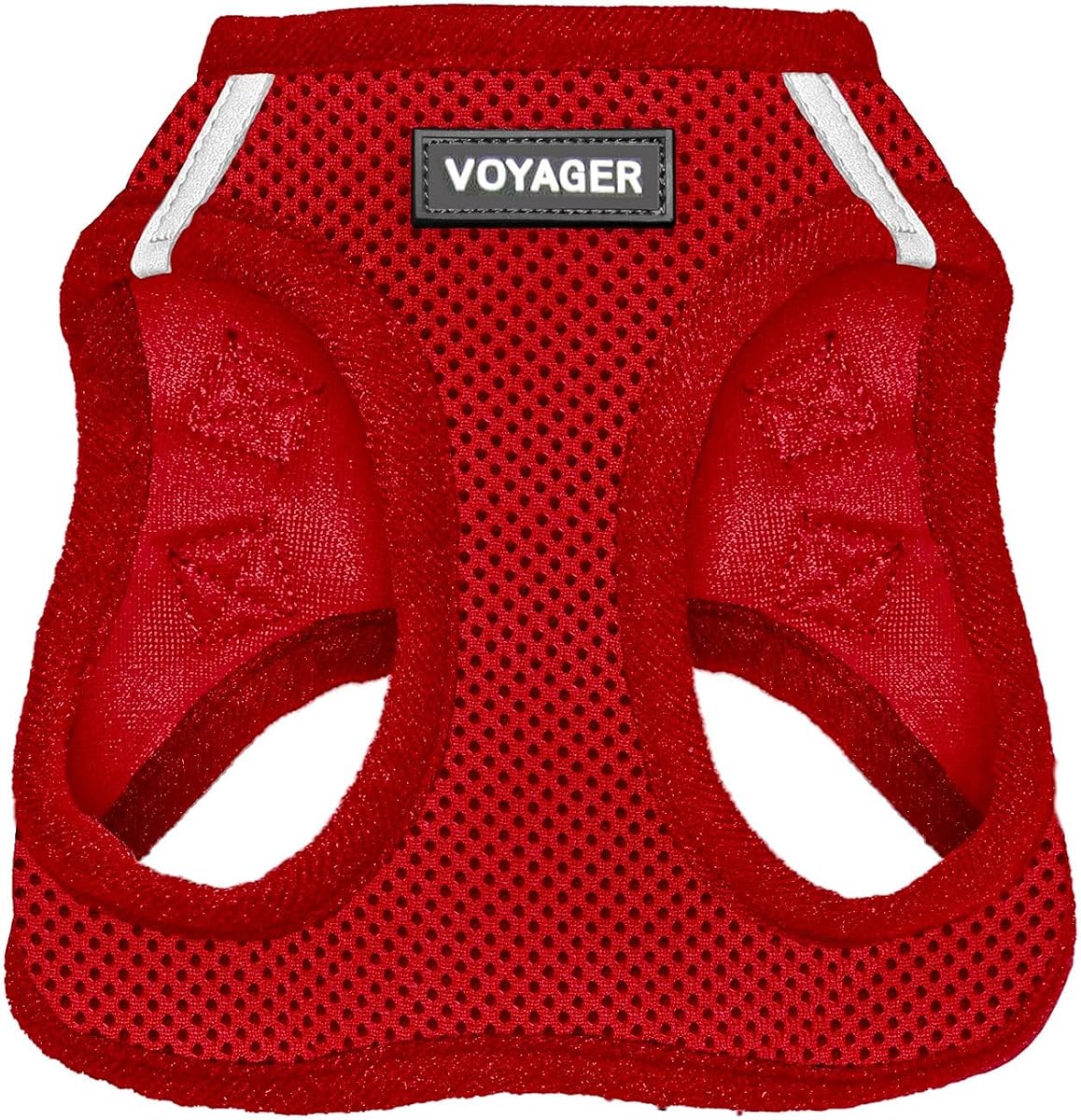 Voyager Step-in Air Dog Vest Harness - Red, Large | 18- 20.5" in Chest, Reflective Bands, All Weather Breathable Air Mesh, Cats Compatible, Lightweight, Fast Drying