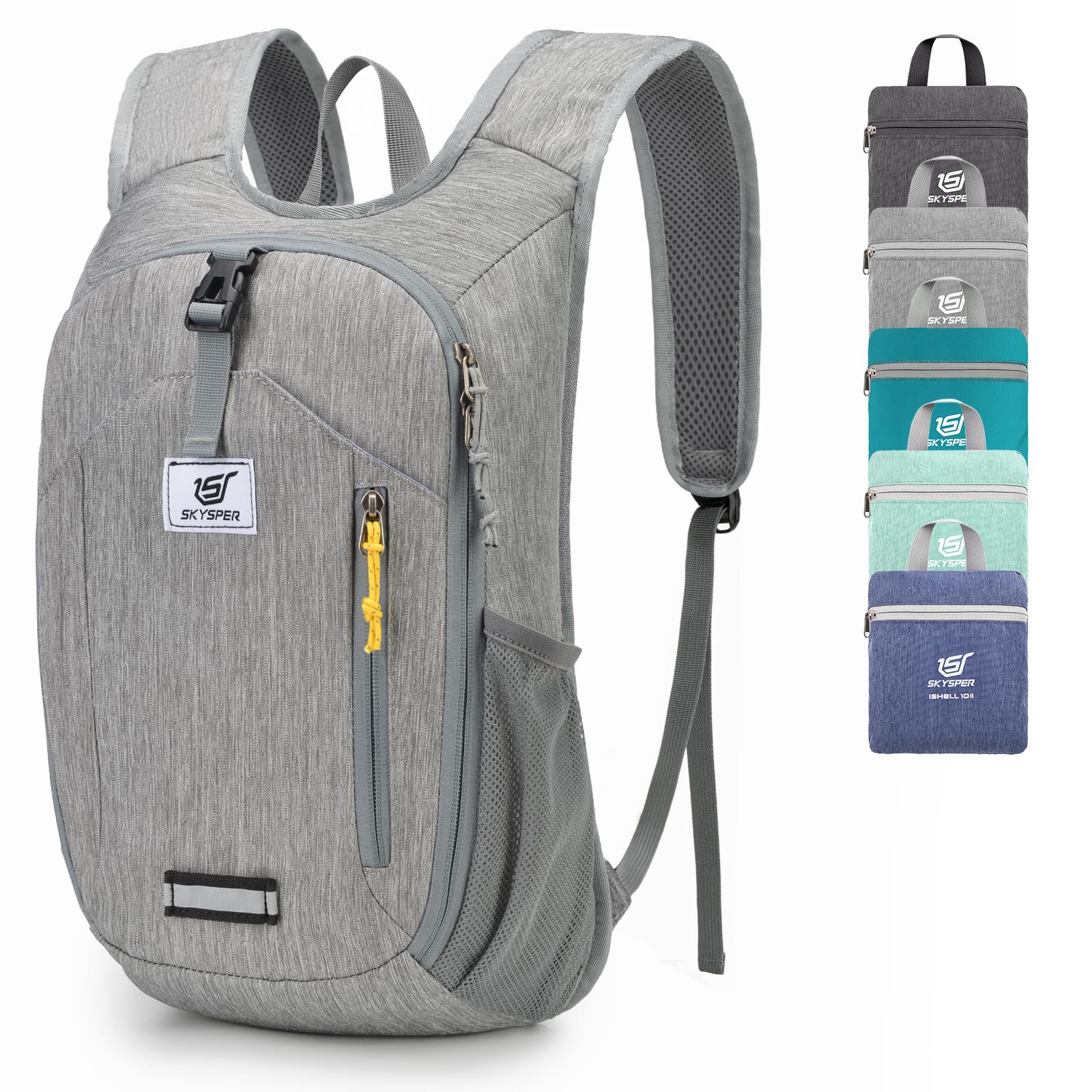 SKYSPER 10L Hiking Backpack Small Foldable Daypack Packable Lightweight Hiking Daypack Travel Day Pack for Women Men