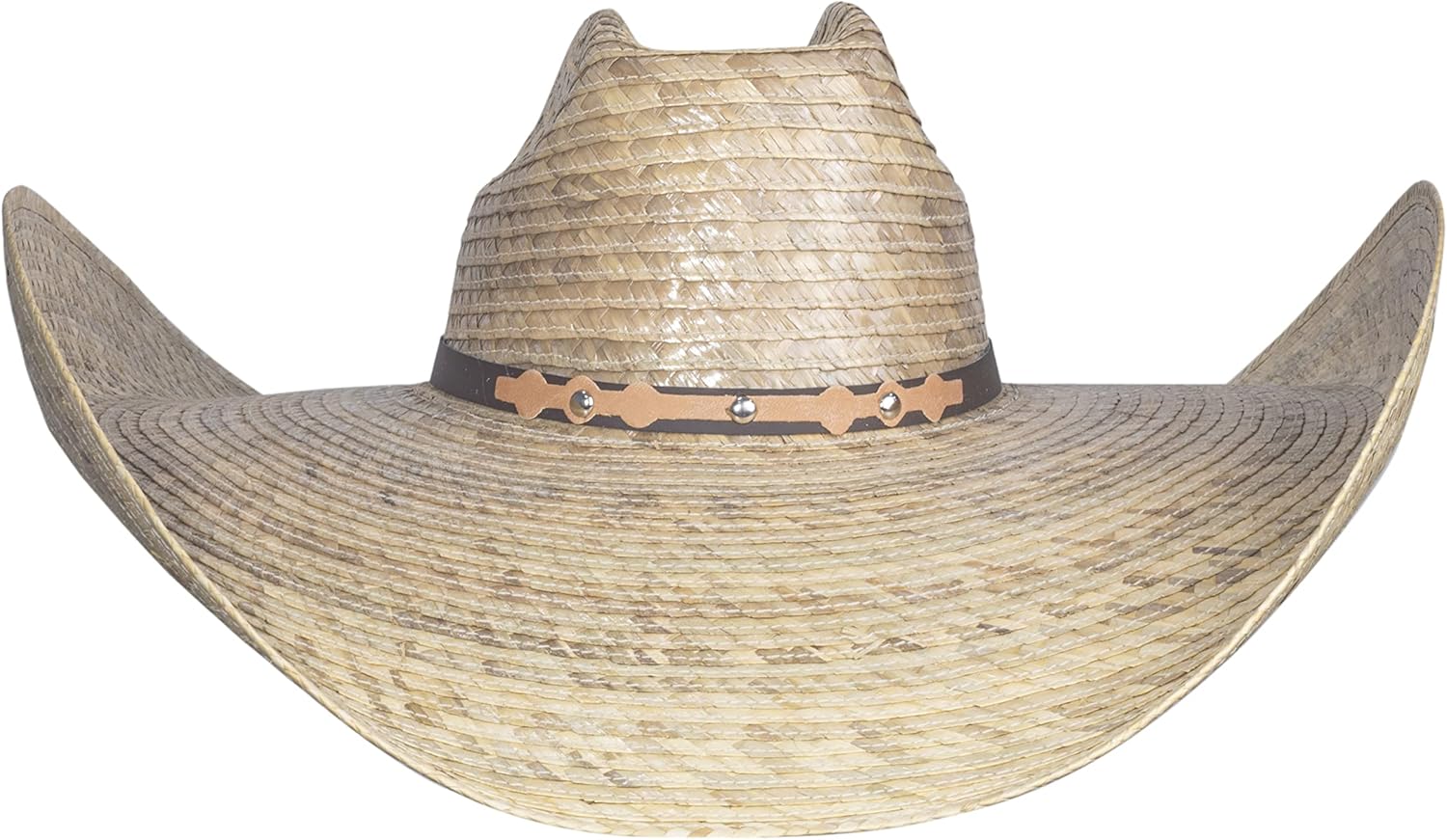 Mexart Oversized Cowboy Wide Brim Straw Hat Natural | Sombrero de Palma Grande Natural