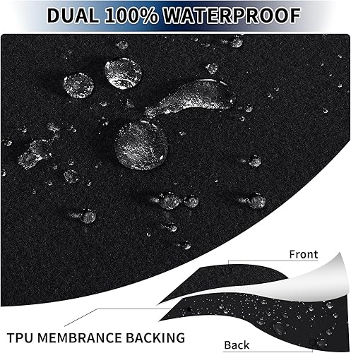 Miniatura 2 de PureFit Fundas de cojín 100% impermeables, fundas elásticas para asiento de sofá, fundas de cojín de repuesto, protector de muebles para niños y