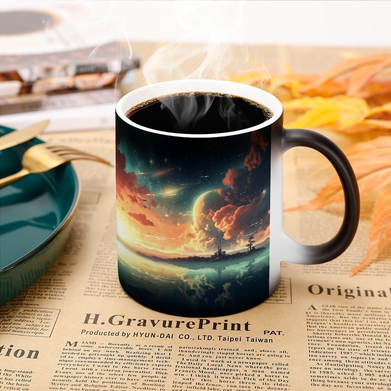 Amazon.com: NTVOWPZO Anime Magic Color Changing Coffee Mug, 11 Oz Ceramic  Cup with Handle, Heat Sensitive Heat Changing Mug Temperature Changing Mugs  for Office Home, Personalized Gift : Home & Kitchen