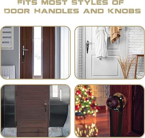 Miniatura 7 de Pestillo ajustable para puerta de gato, manera extra fácil para caja de arena a prueba de perros para gatos, mantener la puerta abierta, siete