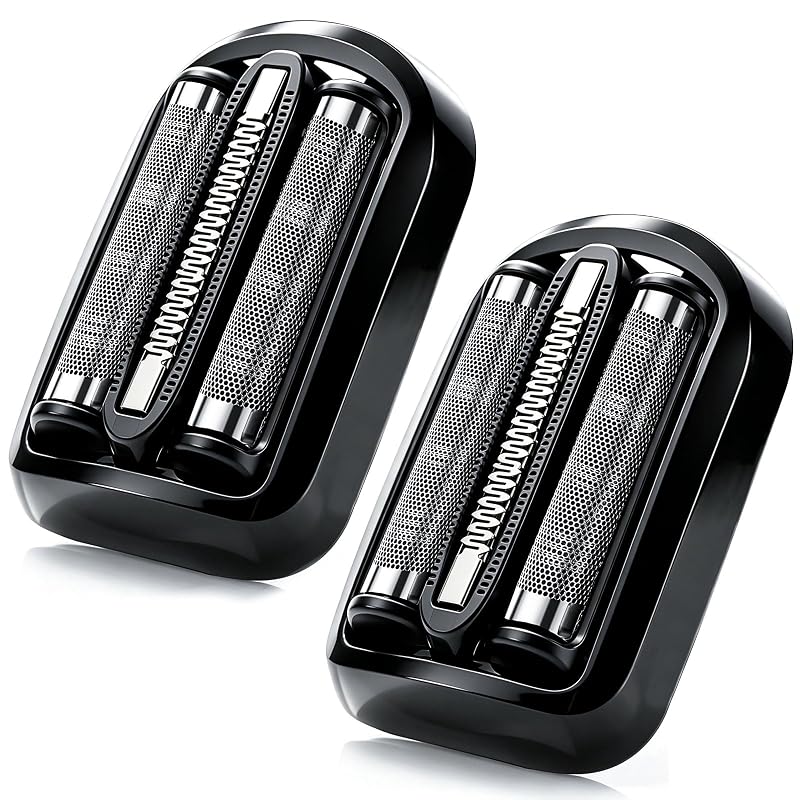 Cabeça de reposição 53B para barbeadores elétricos Braun Series 5 e Series 6, pacote com 2