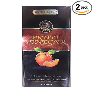R A Products BEAUTE BLANC Black Gel Colour Fruit Vinegar