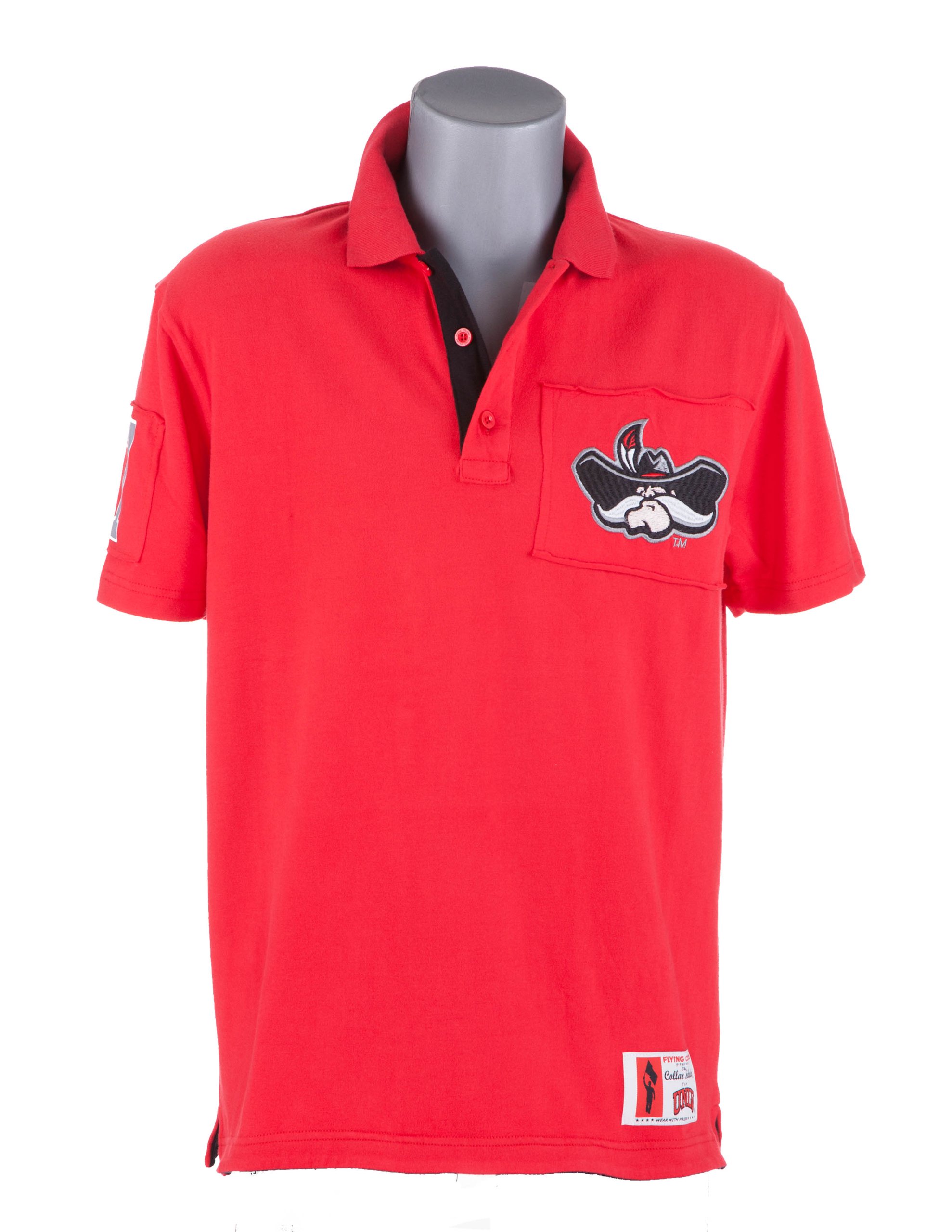 NCAA UNLV Rebels Men's Collar Scholar Polo Shirt, Red, Small