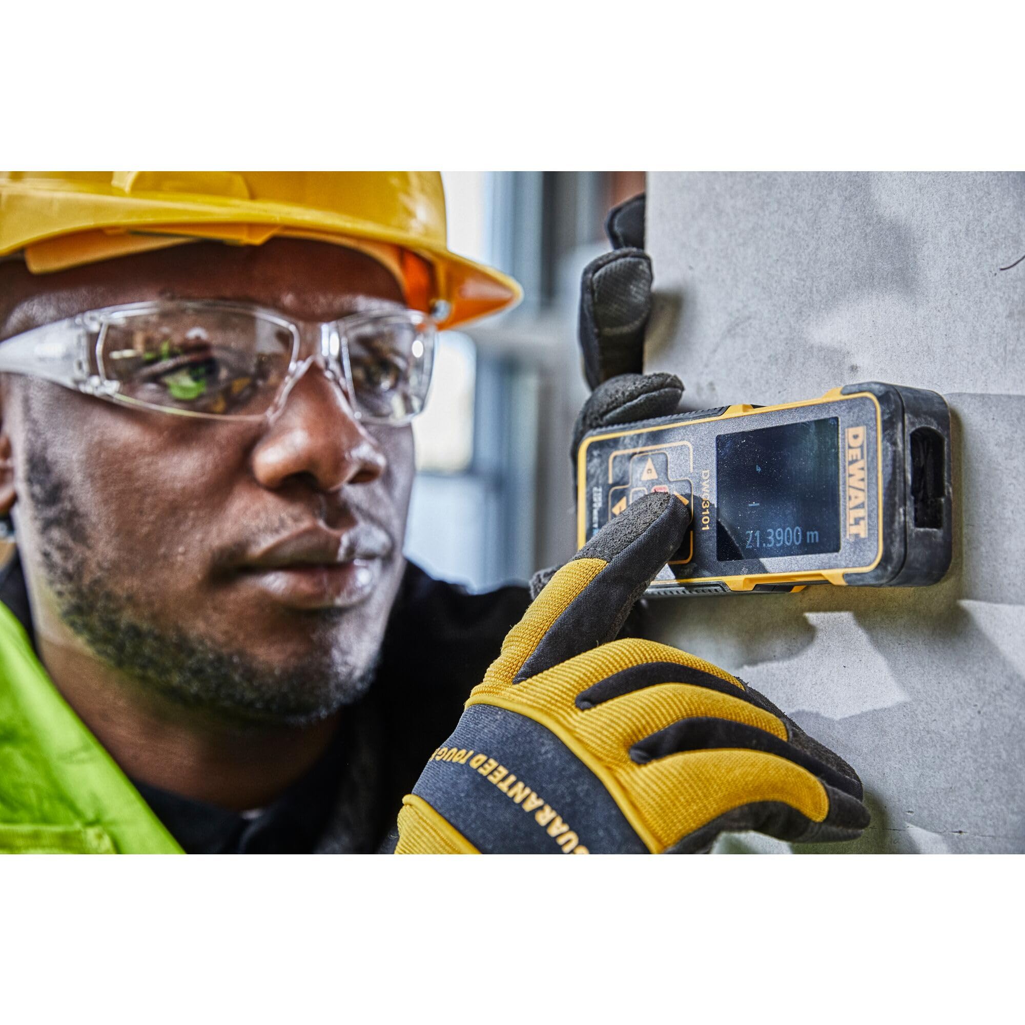 DEWALT DW03101-XJ - Medidor láser de distancias con alcance de 100 m