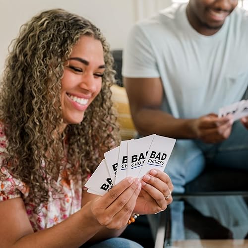 Miniatura 8 de BAD CHOICES Juego de fiesta + juego de edición After Dark – Divertido juego de cartas para adultos para amigos, fiestas divertidas y juegos de mesa