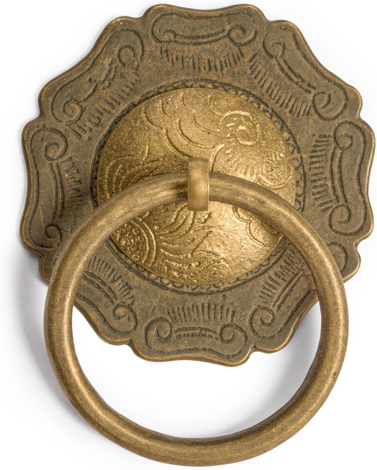 “Buddha's Scepter” Brass Pulls – Set of 2, 3.7", by Hardware Philosophy