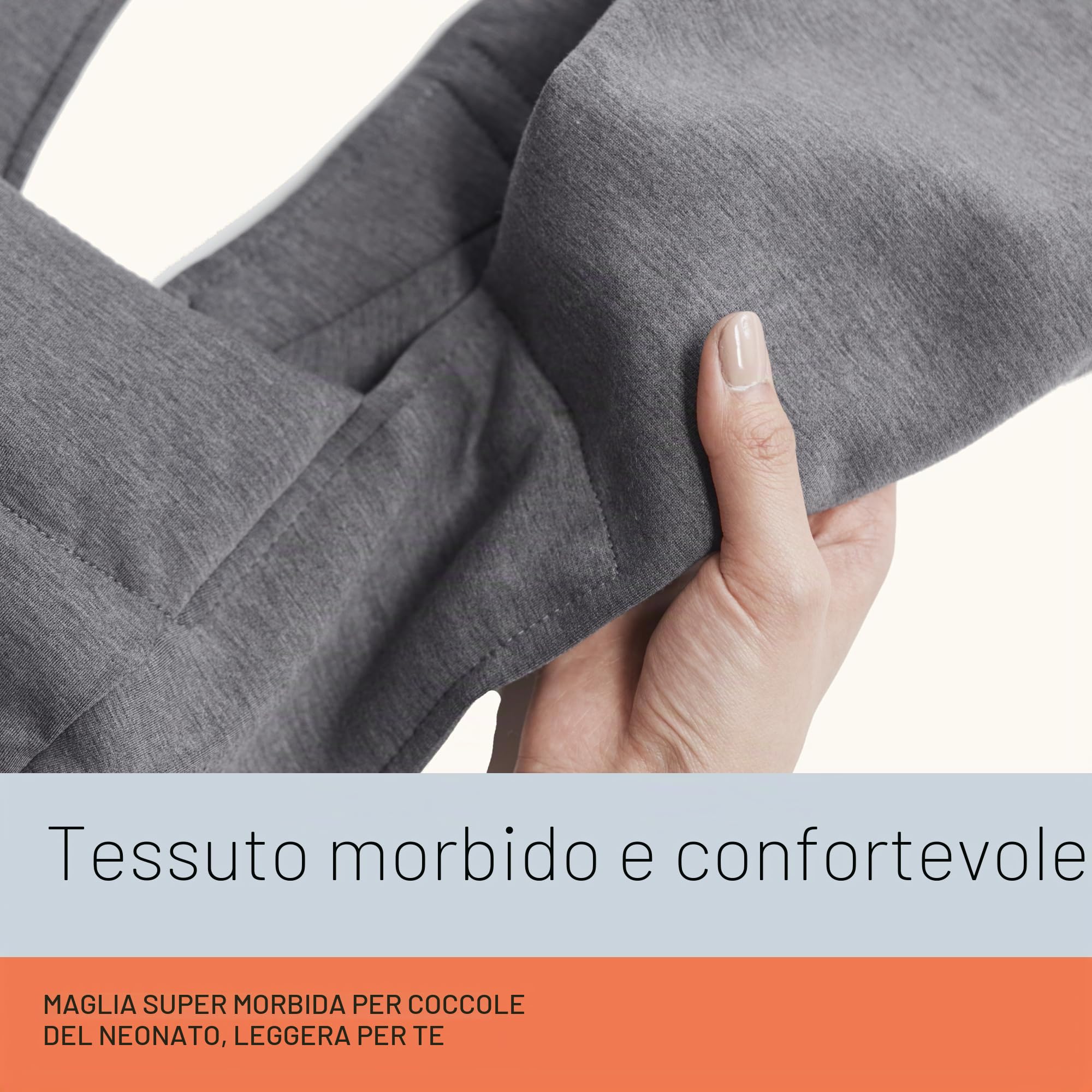 Ergobaby Embrac, marsupio per neonati, 3,2-11,3 kg, colore: Blu Oxford
